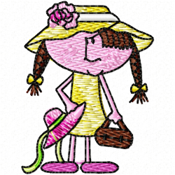 Girls Embroidery Design 8 Girls Embroidery Design 8